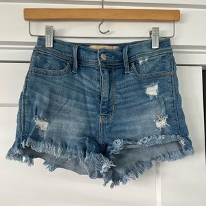 Hollister High Rise Jean Shorts